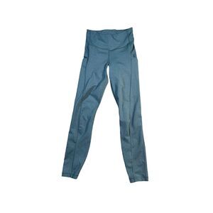 Athleta Ultimate Stash Pocket High-Rise‎ Workout Leggings green see flaw to butt